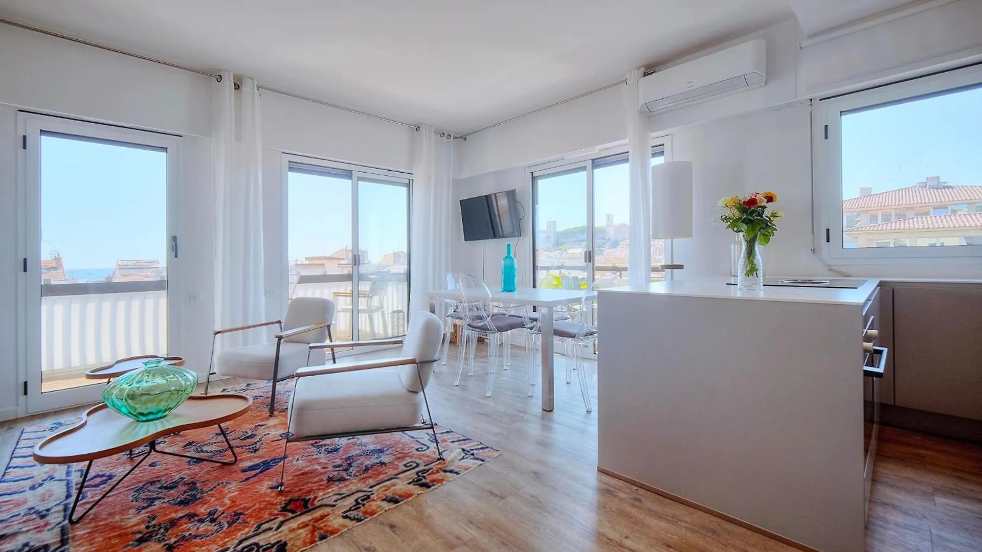 Apartment Downtown Cannes 2Br With Ac & Terrace W Sea View - Benakey